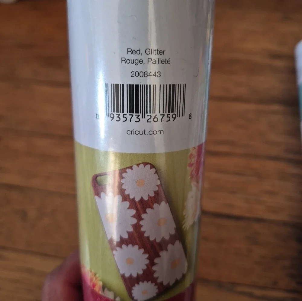 Cricut shimmering red
